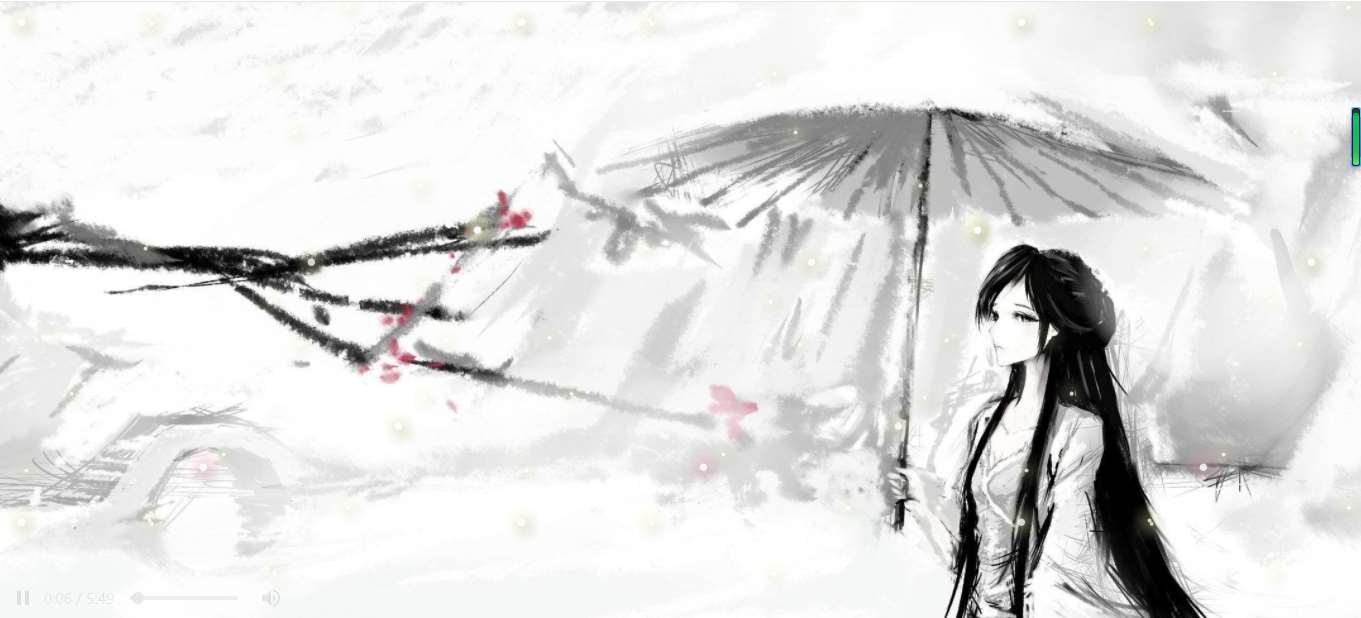 古风素描网html源码